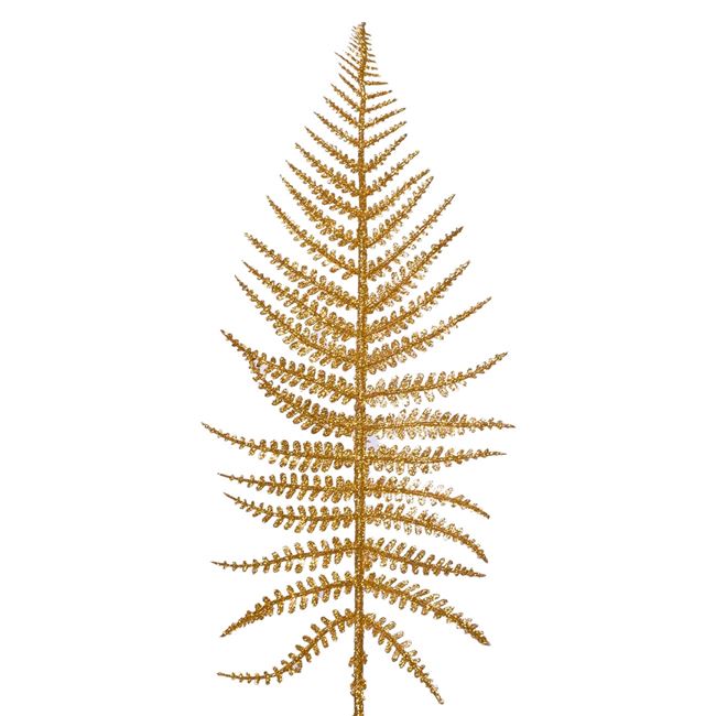 Χριστουγεννιάτικο Διακοσμητικό Κλαδί Φτέρη Χρυσό 71 cm