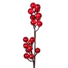 Χριστουγεννιάτικο Διακοσμητικό Κλαδί Berries Κόκκινα 54 cm