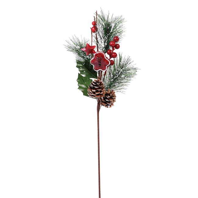 Χριστουγεννιάτικο Κλαδί Έλατο Μαγγουρίτσα 40 cm