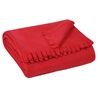 Ριχτάρι Χειμερινής Διακόσμησης  Fleece Κόκκινο 170x130 cm