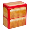 Κουτί Αποθήκευσης Μεταλλικό Φρυγανιές 17.5x9.5x18 cm