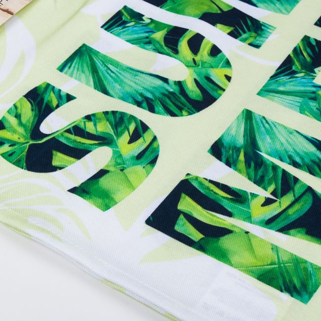 Ράνερ Καλοκαιρινής Διακόσμησης Τροπικά Φύλλα Summer 150x35 cm