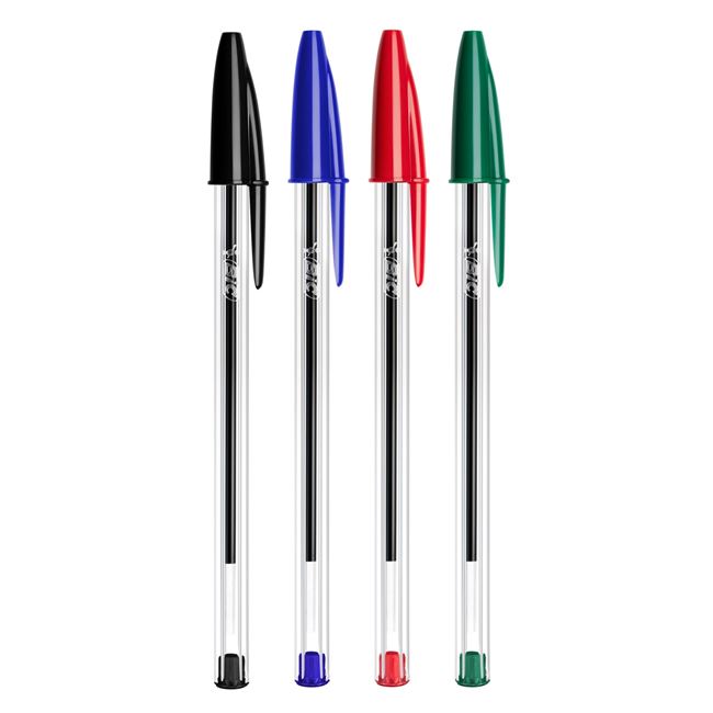 Στυλό BIC Ballpen Cristal - 4 τμχ.