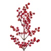 Χριστουγεννιάτικο Διακοσμητικό Κλαδί Berries Κόκκινο Μπρονζέ 50 cm