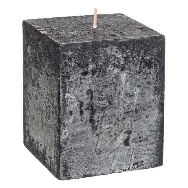Κερί Τετράγωνο Αρωματικό Mαύρο Berry 7.5x7.5x10cm