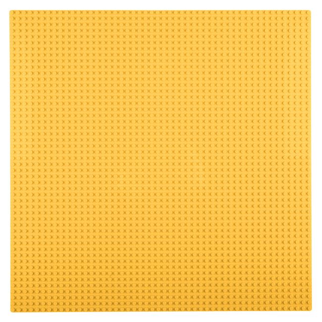 Βάση για Τουβλάκια Κατασκευών Κίτρινο 40x40 cm