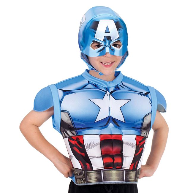 Αποκριάτικη Παιδική Στολή Captain America - One Size