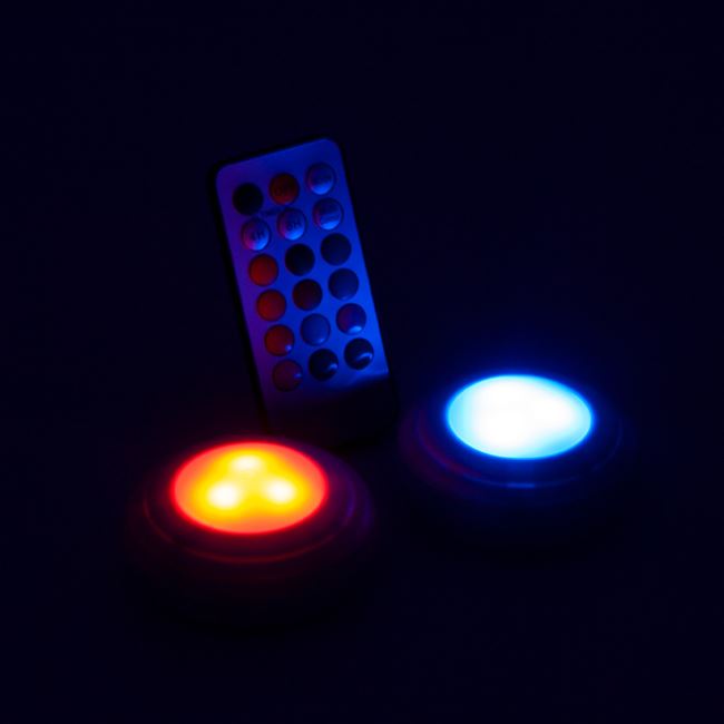 Φωτάκια LED με Χειριστήριο Εναλλαγή Χρωμάτων - 2 τμχ.