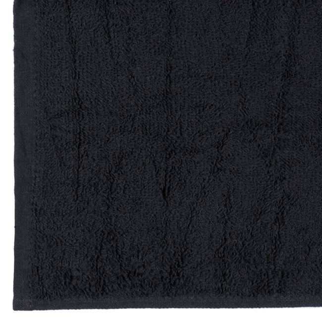 Λαβέτα Πετσέτα Βαμβακερή Μαύρη 50x30cm