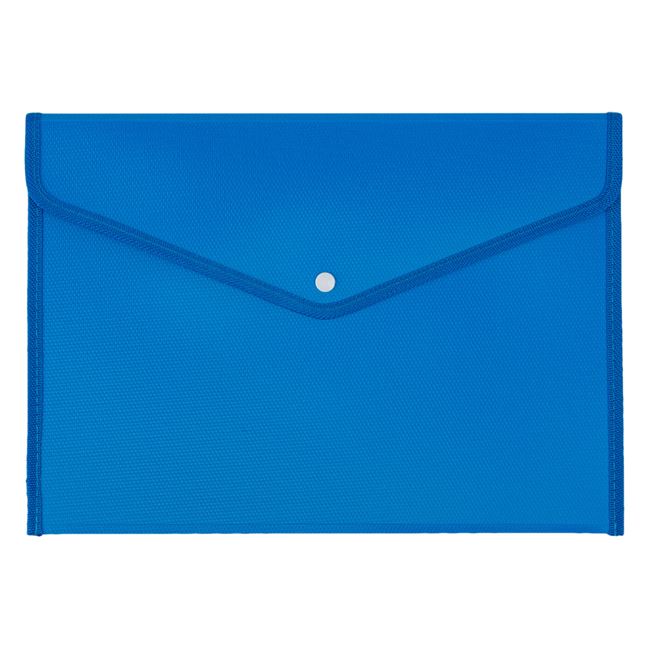 Φάκελος Αρχειοθέτησης με Κουμπί Μπλε Κοτλέ 37.5x26x1 cm