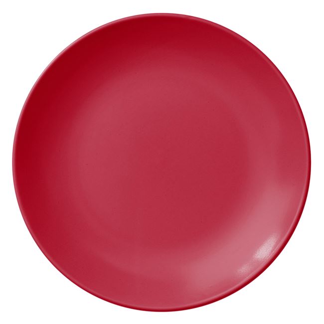 Πιάτο Σερβιρίσματος Φρούτου Κεραμικό Κόκκινο 19 cm