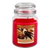Κερί Aρωματικό Κόκκινο σε Βάζο με Καπάκι Spiced Vanilla 9.5x16.5cm