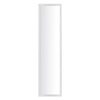 Ολόσωμος Καθρέφτης Πόρτας Ξύλινος Λευκός 34x124 cm