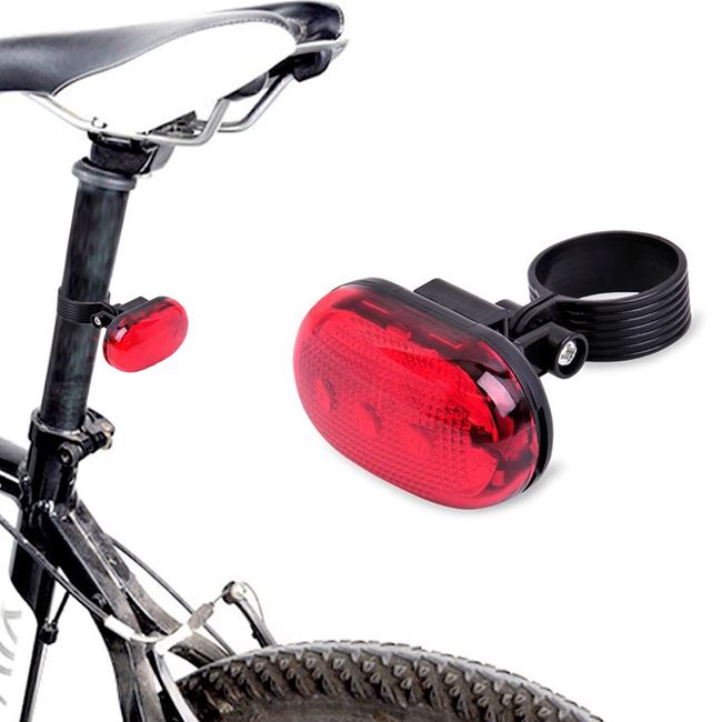 Φως Ασφαλείας Ποδηλάτου με 3 Κόκκινα LED