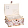 Κουτί Ραπτικής Υφασμάτινο Floral 30x23x15 cm