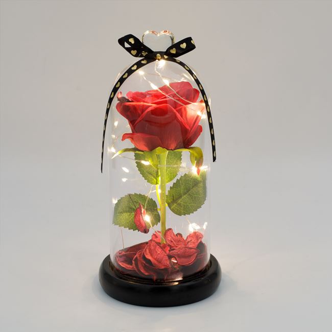 Διακοσμητικός Θόλος LED Τριαντάφυλλο 11x24 cm