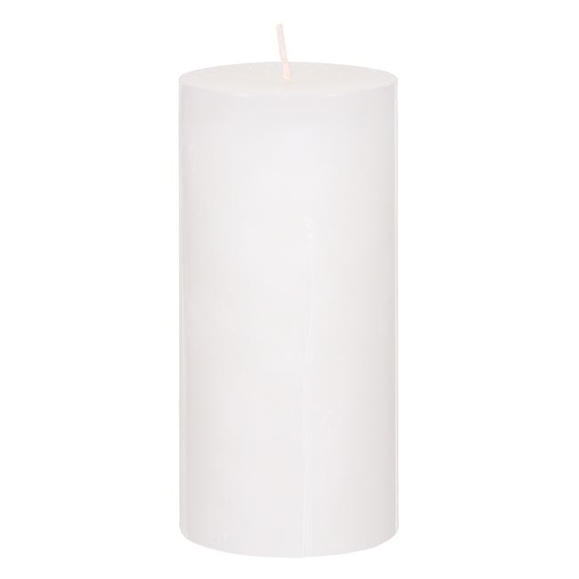 Κερί Κολώνα Aρωματικό Λευκό Γιασεμί 6.8x14cm