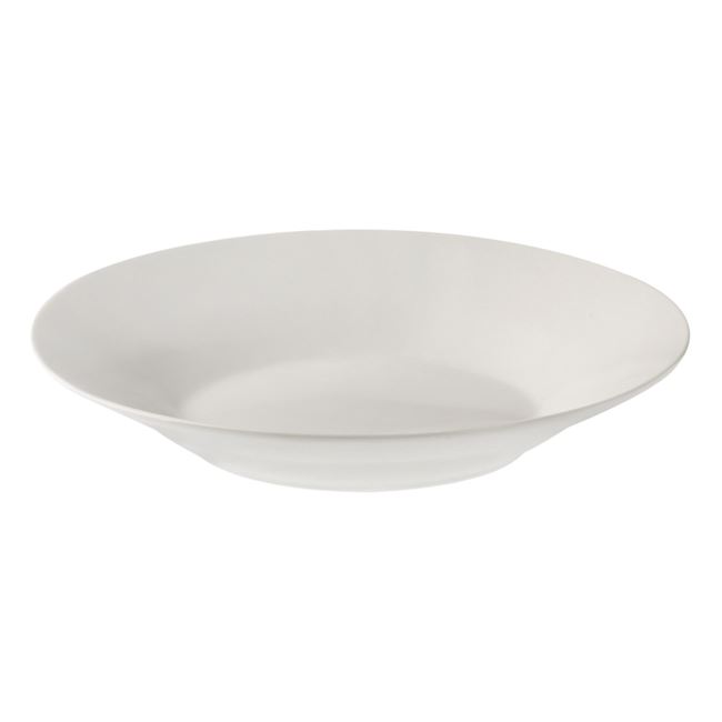 Πιάτο Σερβιρίσματος Βαθύ Πορσελάνη Λευκό 22.5 cm