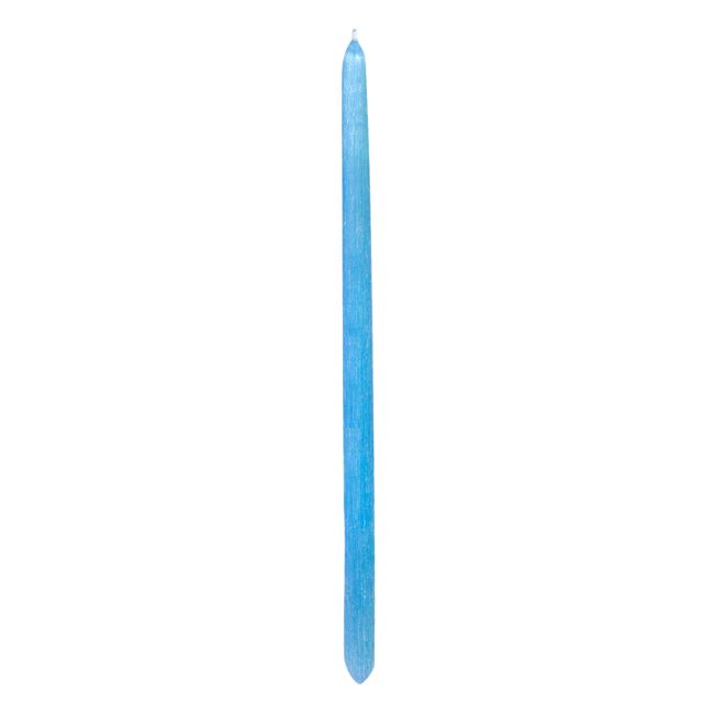 Λαμπάδα Γαλάζια Ξυστή 38cm