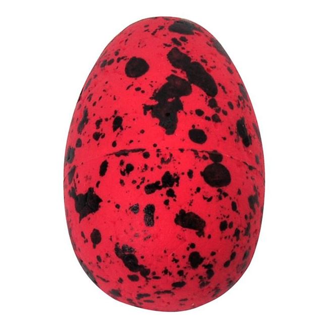 Πασχαλινά Διακοσμητικά Κόκκινα Αυγά Μαύρες Λεπτομέρειες 3 cm - 36 τμχ.