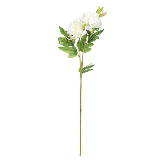 Λουλούδι Διακοσμητικό Λευκή Φρέζια 64cm