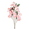 Λουλούδι Διακοσμητικό Ροζ Άνθη 100 cm