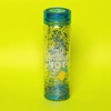 Παγούρι Προπόνησης Διάφανο Πετρόλ Glitter Με Μήνυμα 550 ml