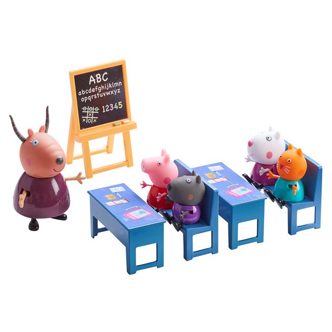 Peppa Pig Τάξη με Φιγούρες - Giochi Preziosi