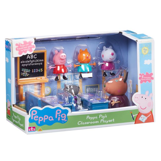 Peppa Pig Τάξη με Φιγούρες - Giochi Preziosi