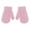 Γάντια Χειμερινά Χούφτα Βρεφικά για Κορίτσι Ροζ 0-12 Μηνών