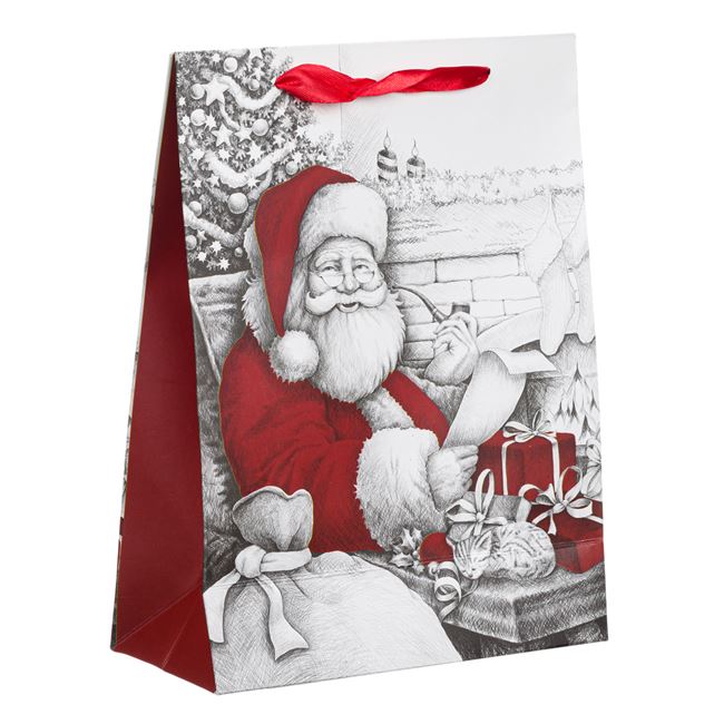 Τσάντα Δώρου Χριστουγεννιάτικη - 18x24x8 cm