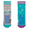 Κάλτσες Χειμερινές για Κορίτσι Γκρι Τυρκουάζ Elsa Anna Anti-slip - 1 ζευγ.