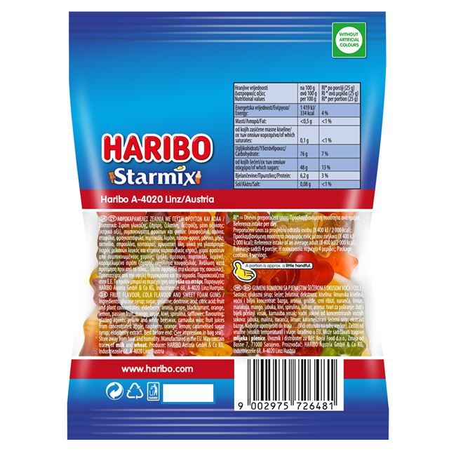 Ζελεδάκια Haribo Starmix 200 g