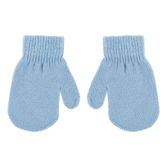 Γάντια Χειμερινά Χούφτα Βρεφικά για Αγόρι Σιέλ Μπλε Τύπωμα "Future Rock Star" 0-12 Μηνών