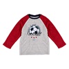 Πυτζάμες Χειμερινές για Αγόρι Fleece Μπλε Κόκκινο Football