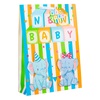 Τσάντα Δώρου Χάρτινη New Baby 3D Ελαφαντάκια 33x10x45 cm