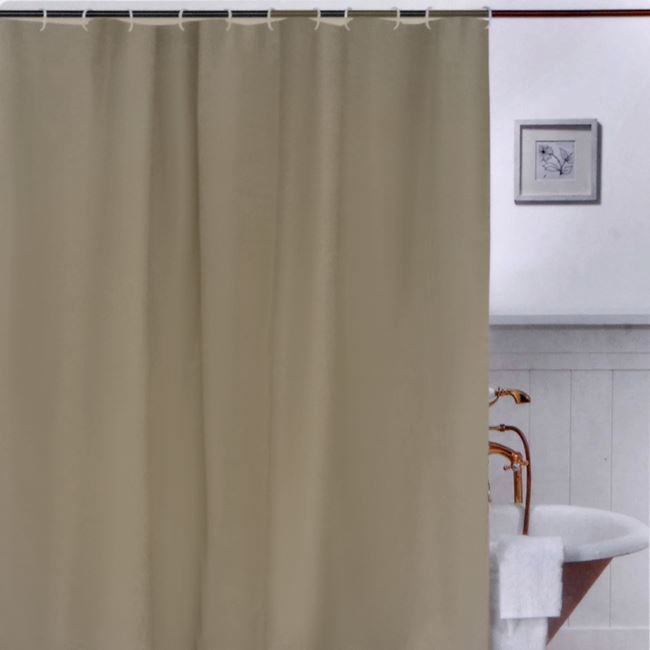 Κουρτίνα Μπάνιου Taupe 180x180 cm