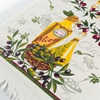 Πετσέτα Κουζίνας Βαμβακερή Εκρού Ελιές Λάδι 35x60 cm