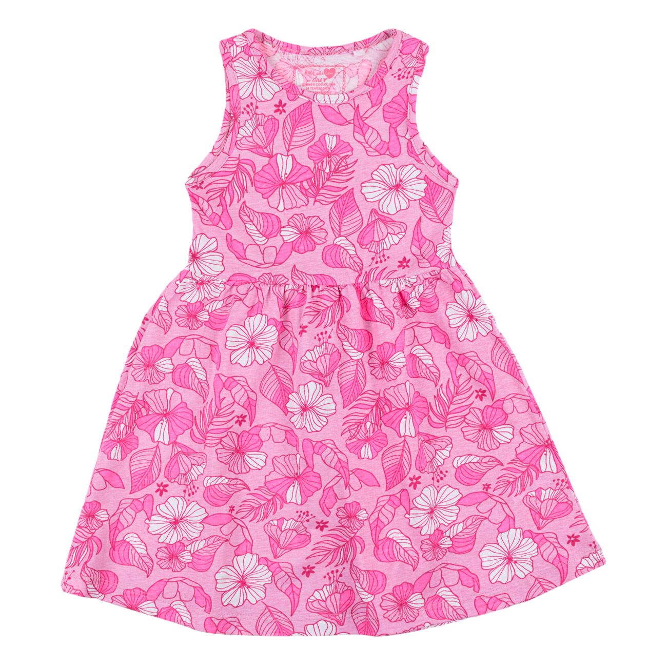 rare Empirical Eccentric Φόρεμα Καλοκαιρινό Βαμβακερό για Κορίτσι Ροζ Λουλούδια < Παιδικά Φορέματα  Χωρίς Μανίκι | Jumbo