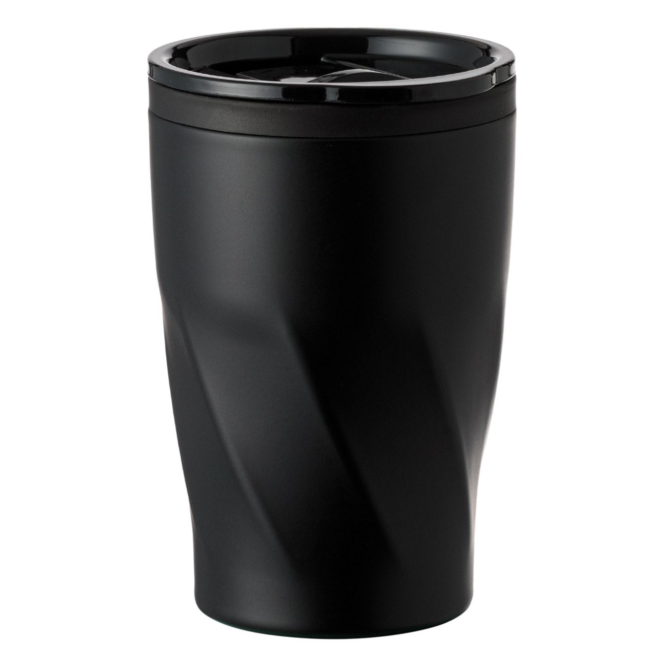 Plant Blank To Nine Ποτήρι Μεταφοράς Καφέ Μαύρο Μεταλλικό με Καπάκι & Στόμιο 500 ml < Ποτήρια  Μεταφοράς Καφέ Μεταλλικά με Πλαστική Επένδυση | Jumbo
