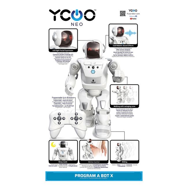 Silverlit Ycoo Program A Bot X Τηλεκατευθυνόμενο Ρομπότ - AS