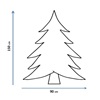Χριστουγεννιάτικο Δέντρο Πράσινο 400 κλαδιά - 1.50m