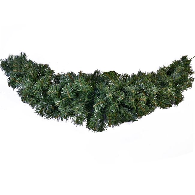 Χριστουγεννιάτικη Διακοσμητική Γιρλάντα Πράσινη 1.22 m x 5 cm