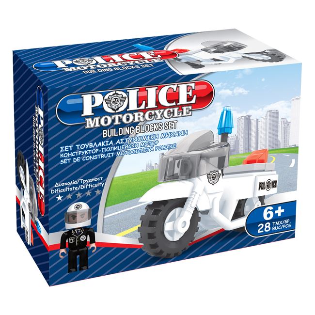 Τουβλάκια Αστυνομική Μηχανή (28 Κομμάτια)