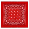 Μπαντάνα Μαντήλι Βαμβακερό Κόκκινο Λαχούρια 54x54cm