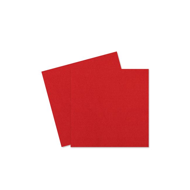 Χαρτοπετσέτες Κόκκινες 25x25 cm - 30 τμχ.