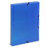 Ντοσιέ Κουτί Πλαστικό Μπλε με Λάστιχο 33x25x3.3 cm