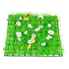 Γρασίδι-Πλακάκι Πλαστικό με Λουλούδια 25x25 cm