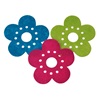 Σετ Χειροτεχνίας Τσόχινα Λουλούδια Διαφόρων Χρωμάτων 6.5 cm - 10 τμχ.