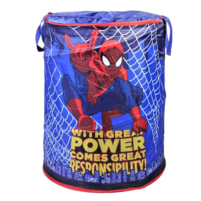 Παιχνιδόκουτο Υφασμάτινο Αναδυόμενο Spiderman 46x57 cm